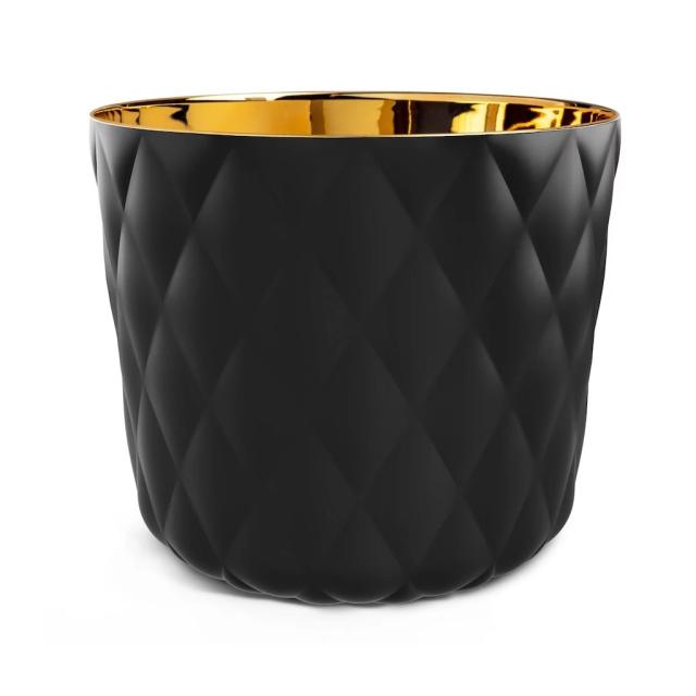 CHAMPAGNE BUCKET SATIN BLACK - CUSHION