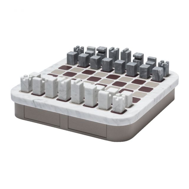 Marble chess set - Delos | Giobagnara