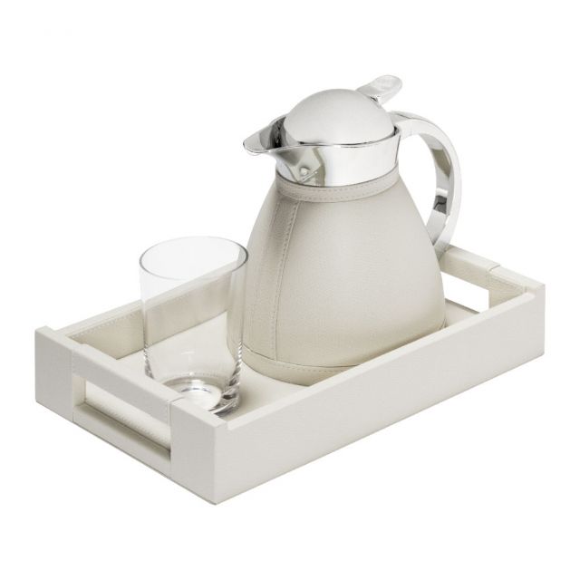 Nesting tray set with one glass - Beaubourg Chantilly | Giobagnara