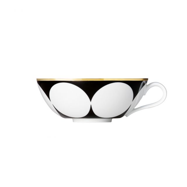 Tea bowl in wafer-thin porcelain and finest precious metal - CADORO | Giobagnara Il Prato Venezia