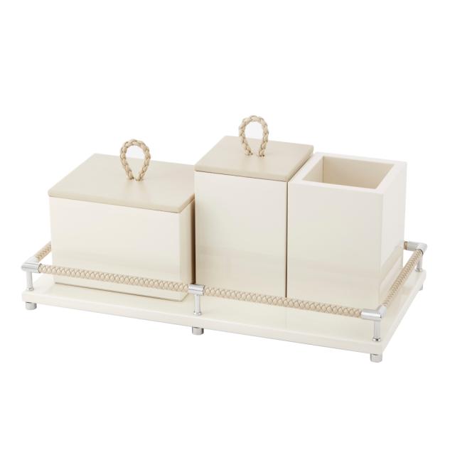 LACQUER BATHROOM SET - THEA