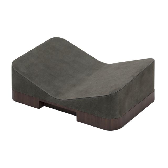 LEATHER & WOOD BOOK STAND - LLOYD