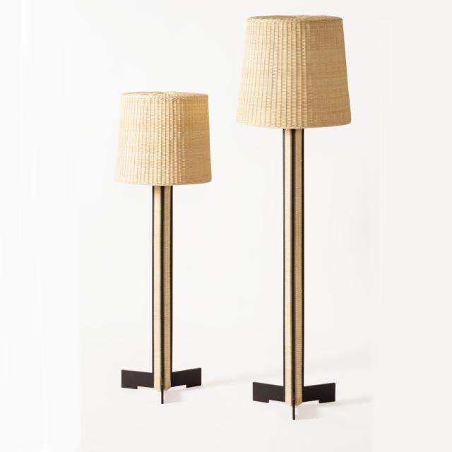 RATTAN FLOOR LAMP - RHAPSODY