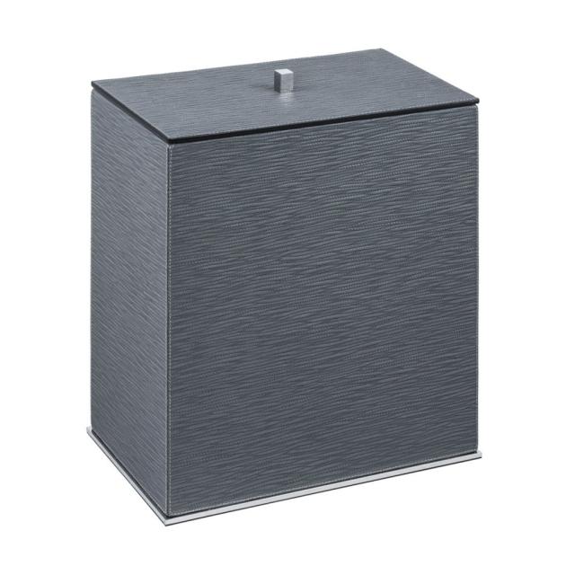 Rectangular bin covered in leather - Firenze | GioBagnara Venezia