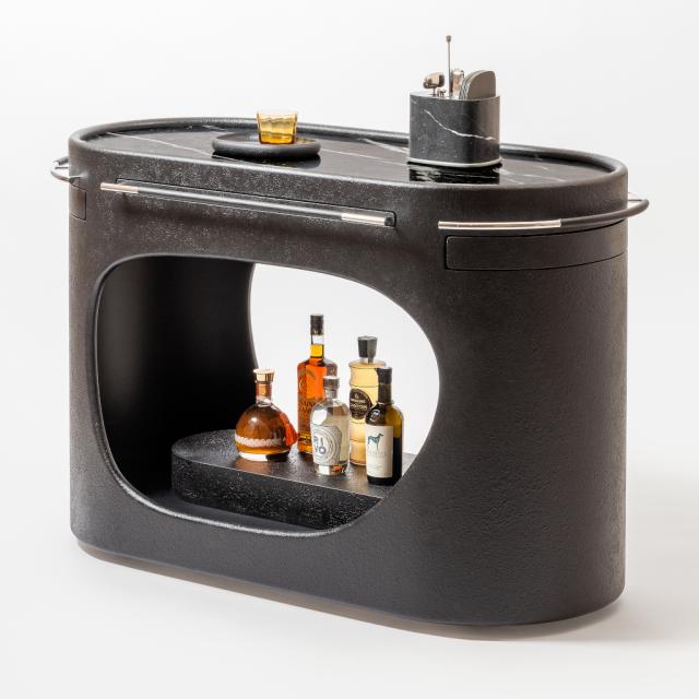 LACQUERED BAR CART - MARIS