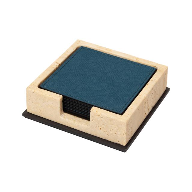 MARBLE COASTER HOLDER SQUARE - FIRENZE