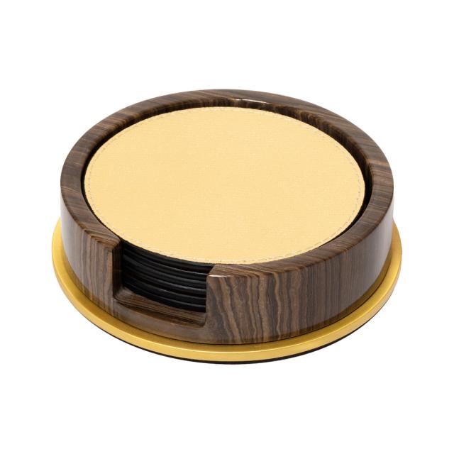 MARBLE COASTER HOLDER ROUND - POSITANO