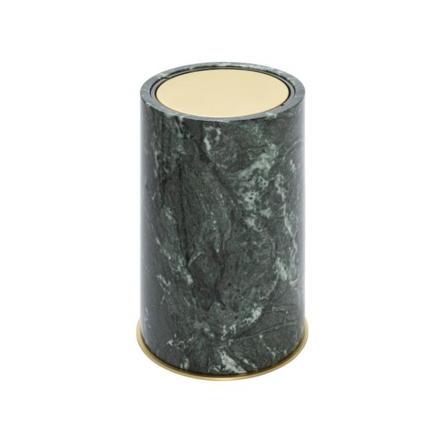 GREEN GUATEMALA  ROUND MARBLE BIN - POSITANO