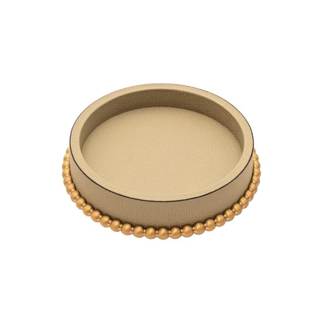 ROUND VALET TRAY - PERLA